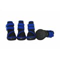 Pet Life Llc Pet Life LLC F26BLSM Performance-Coned Premium Stretch Supportive Pet Shoes - Set Of 4 F26BLSM